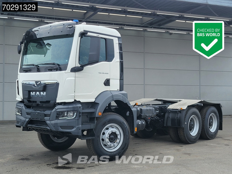 MAN TGS 40.400 6X4 NEW 6x4 chassis PTO Preparation Steelsuspension Big-Axle Automatic Euro 2 - Kamion sa golom šasijom i zatvorenom kabinom: slika 1 MAN TGS 40.400 6X4 NEW 6x4 chassis PTO Preparation Steelsuspension Big-Axle Automatic Euro 2 - Kamion sa golom šasijom i zatvorenom kabinom: slika 1