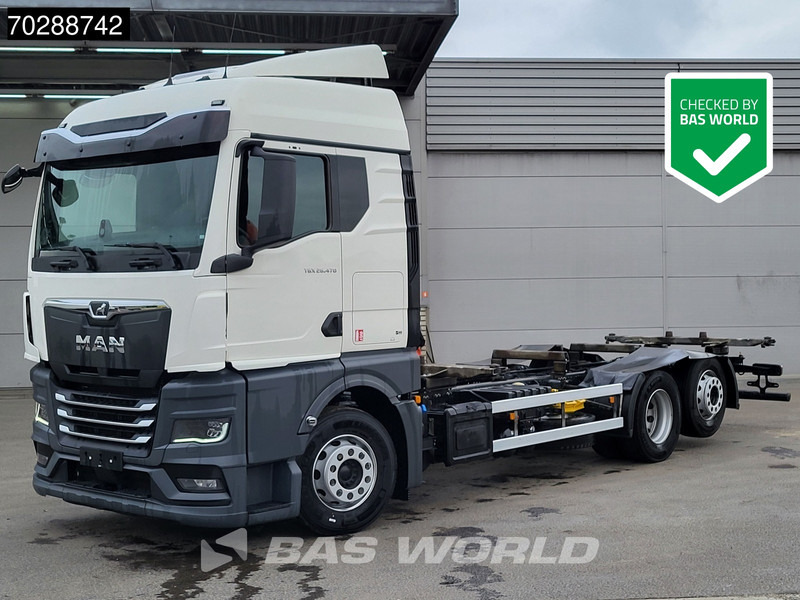 MAN TGX 26.470 6X2 Retarder BDF Standairco Lift-Axle Automatic LED Euro 6 - Kamion za prevoz kontejnera/ Kamion sa promenjivim sandukom: slika 1 MAN TGX 26.470 6X2 Retarder BDF Standairco Lift-Axle Automatic LED Euro 6 - Kamion za prevoz kontejnera/ Kamion sa promenjivim sandukom: slika 1