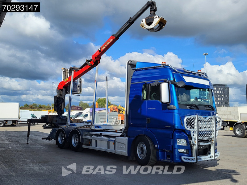 MAN TGX 33.580 TGX 6X4 Palfinger Epsilon Wood crane Holztransport Retarder Navi Xenon Euro 6 - Šticar, Kamion sa dizalicom: slika 3 MAN TGX 33.580 TGX 6X4 Palfinger Epsilon Wood crane Holztransport Retarder Navi Xenon Euro 6 - Šticar, Kamion sa dizalicom: slika 3