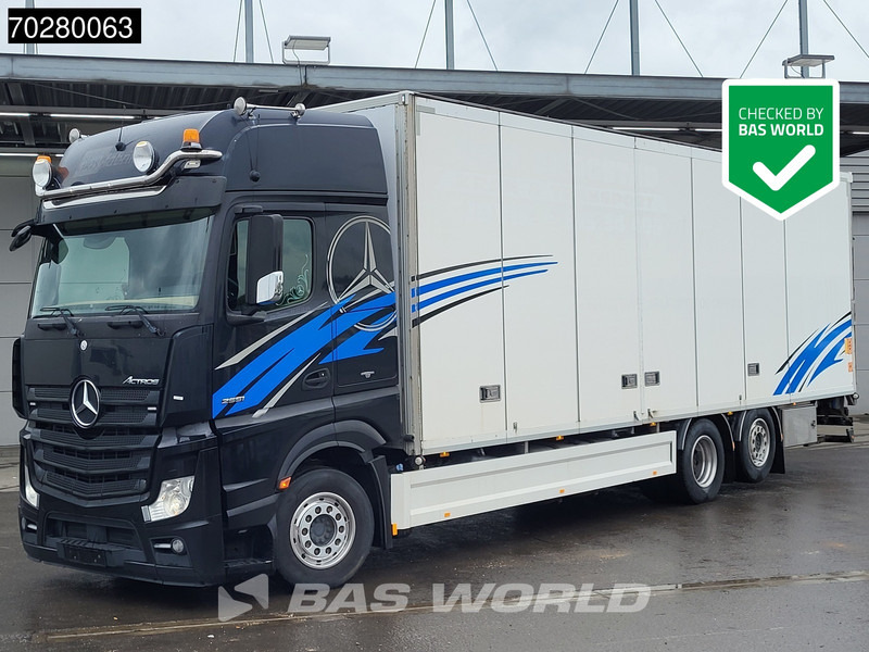 Mercedes-Benz Actros 2551 6X2 Lift+Lenkachse Ladebordwand Navi Xenon Euro 6 - Kamion sa zatvorenim sandukom: slika 1 Mercedes-Benz Actros 2551 6X2 Lift+Lenkachse Ladebordwand Navi Xenon Euro 6 - Kamion sa zatvorenim sandukom: slika 1