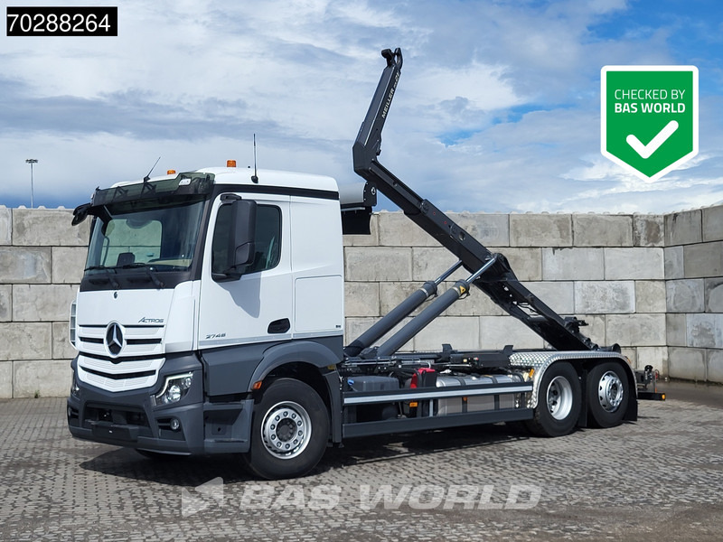 Mercedes-Benz Actros 2745 6X2 NEW! Meiller RS21-70 Hooklift Retarder Lift+Steering Axle PPC Navi - Kamion sa hidrauličnom kukom: slika 1 Mercedes-Benz Actros 2745 6X2 NEW! Meiller RS21-70 Hooklift Retarder Lift+Steering Axle PPC Navi - Kamion sa hidrauličnom kukom: slika 1