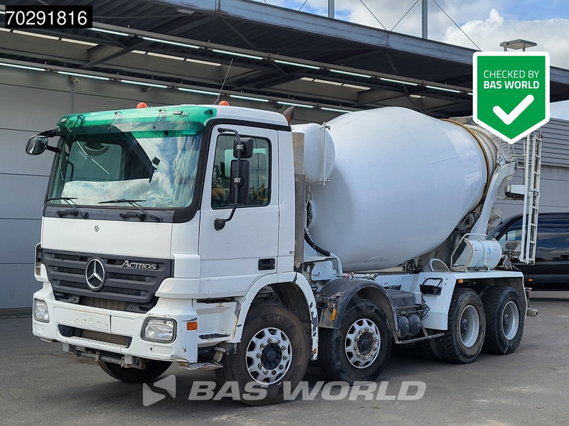 Mercedes-Benz Actros 3236 8X4 9M3 Stetter Mixer Big-Axle 3-Pedals Steelsuspension Euro 3 - Mikser za beton: slika 1 Mercedes-Benz Actros 3236 8X4 9M3 Stetter Mixer Big-Axle 3-Pedals Steelsuspension Euro 3 - Mikser za beton: slika 1