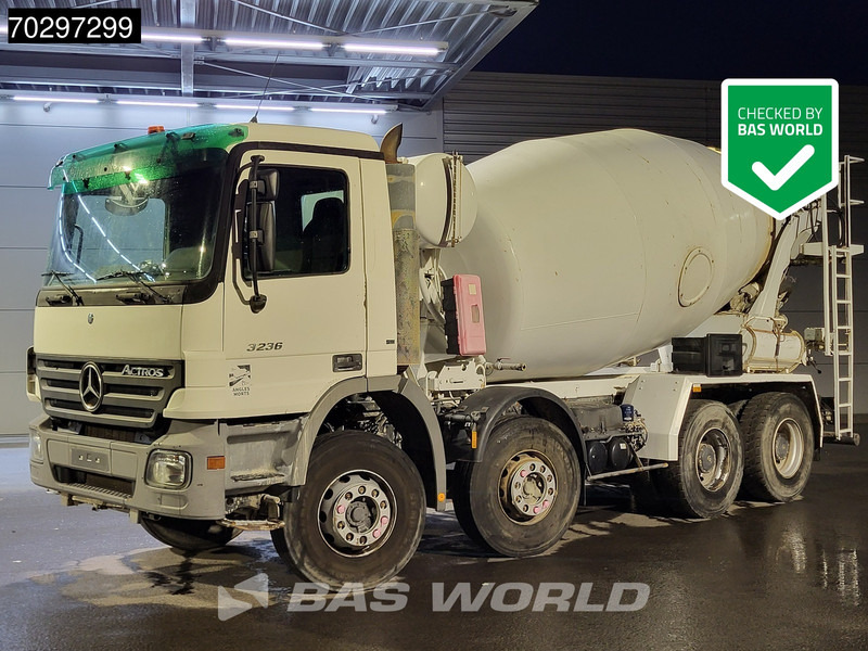 Mercedes-Benz Actros 3236 8X4 9m3 mixer Automatic Steelsuspension Euro 3 - Mikser za beton: slika 1 Mercedes-Benz Actros 3236 8X4 9m3 mixer Automatic Steelsuspension Euro 3 - Mikser za beton: slika 1