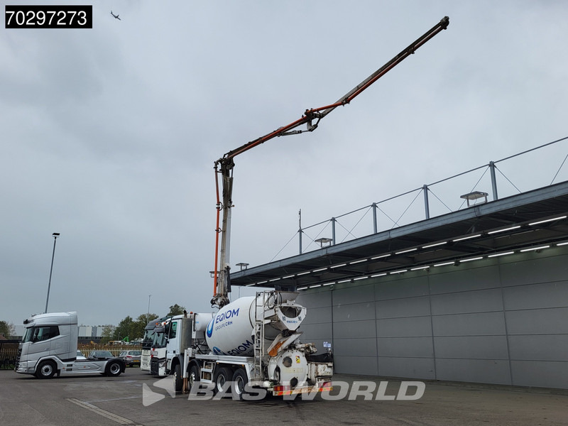 Mercedes-Benz Actros 3241 8X4 7m3 Mecbo Mixer Big-Axle Steelsuspension Pompe+Mixer Euro 5 - Auto pumpa za beton: slika 2 Mercedes-Benz Actros 3241 8X4 7m3 Mecbo Mixer Big-Axle Steelsuspension Pompe+Mixer Euro 5 - Auto pumpa za beton: slika 2