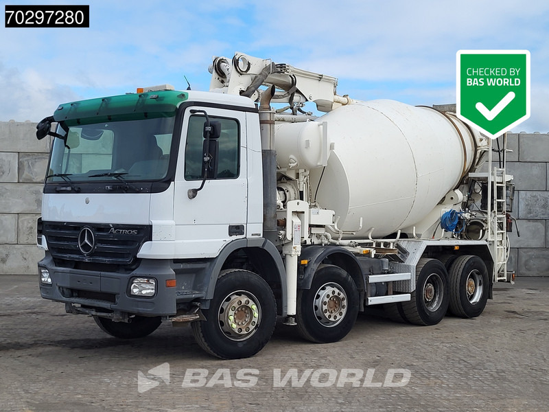 Mercedes-Benz Actros 3241 8X4 7m3 Putzmeister TMM 21-3 Retarder Big-Axle 3-Pedals Steelsuspension Euro 4 - Mikser za beton: slika 1 Mercedes-Benz Actros 3241 8X4 7m3 Putzmeister TMM 21-3 Retarder Big-Axle 3-Pedals Steelsuspension Euro 4 - Mikser za beton: slika 1