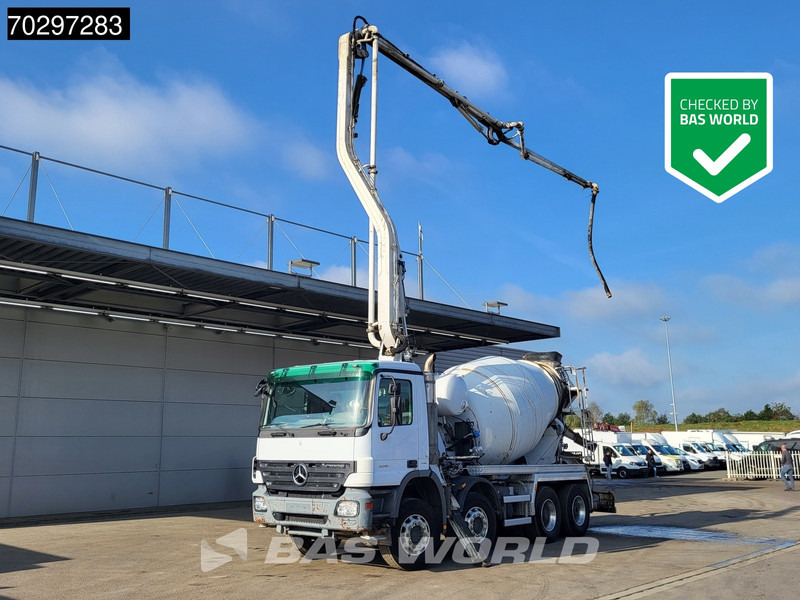 Mercedes-Benz Actros 3241 8X4 Mecbo M3-23.3/100-BZ 7m3 PUMI Big-Axle Steelsuspension Automatic Euro 4 - Mikser za beton: slika 1 Mercedes-Benz Actros 3241 8X4 Mecbo M3-23.3/100-BZ 7m3 PUMI Big-Axle Steelsuspension Automatic Euro 4 - Mikser za beton: slika 1