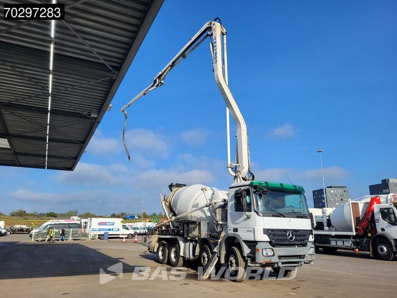 Mercedes-Benz Actros 3241 8X4 Mecbo M3-23.3/100-BZ 7m3 PUMI Big-Axle Steelsuspension Automatic Euro 4 - Mikser za beton: slika 3 Mercedes-Benz Actros 3241 8X4 Mecbo M3-23.3/100-BZ 7m3 PUMI Big-Axle Steelsuspension Automatic Euro 4 - Mikser za beton: slika 3
