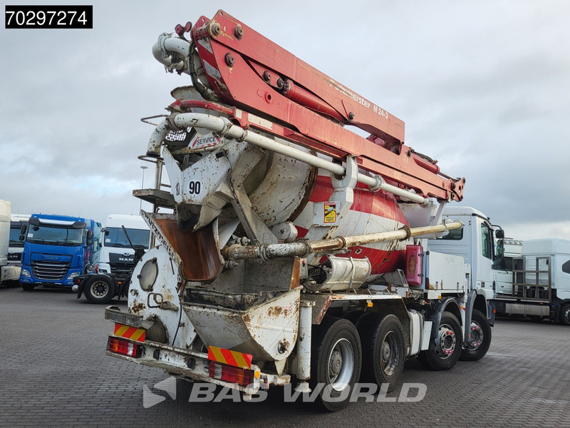 Mercedes-Benz Actros 3241 8X4 Putzmeister M24-3 Pump + 9m3 LIEBHERR Mixer Steelsuspension 3-Pedals Euro 4 - Auto pumpa za beton: slika 5 Mercedes-Benz Actros 3241 8X4 Putzmeister M24-3 Pump + 9m3 LIEBHERR Mixer Steelsuspension 3-Pedals Euro 4 - Auto pumpa za beton: slika 5