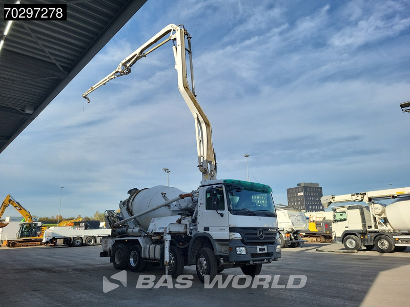 Mercedes-Benz Actros 3241 8X4 Putzmeister TMM 21-G2 PUMI 7m3 Mixer Big-Axle Steelsuspension 3-Pedals Euro 3 - Auto pumpa za beton: slika 3 Mercedes-Benz Actros 3241 8X4 Putzmeister TMM 21-G2 PUMI 7m3 Mixer Big-Axle Steelsuspension 3-Pedals Euro 3 - Auto pumpa za beton: slika 3