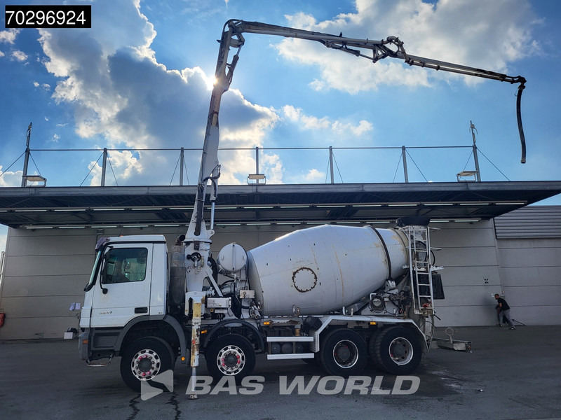 Mercedes-Benz Actros 3241 8X4 Putzmeister TMM 21 PUMI 7m3 Liebherr mixer 3-Pedals Big-Axle Euro 3 - Mikser za beton: slika 2 Mercedes-Benz Actros 3241 8X4 Putzmeister TMM 21 PUMI 7m3 Liebherr mixer 3-Pedals Big-Axle Euro 3 - Mikser za beton: slika 2