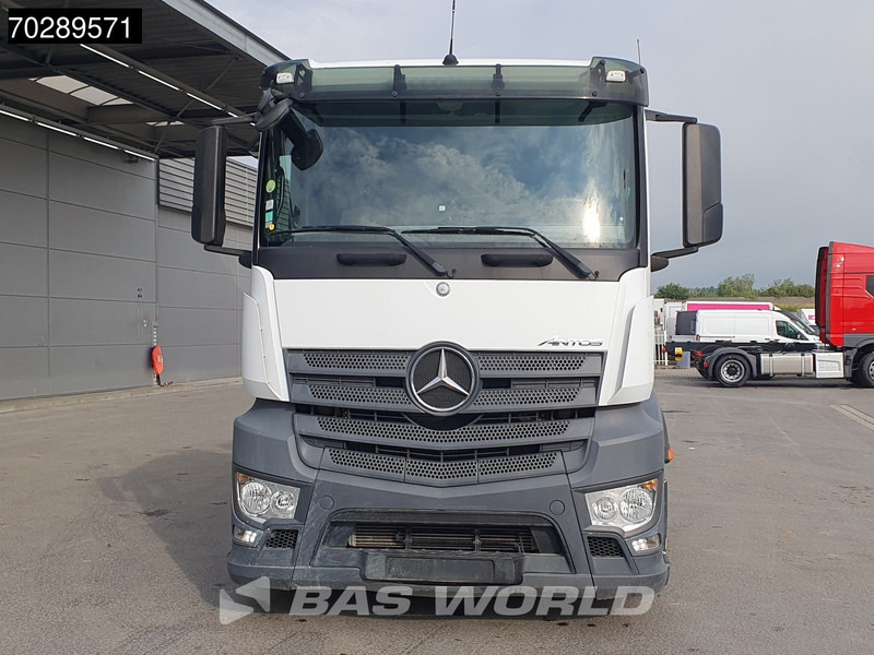 Kamion sa tovarnim sandukom, Kamion sa dizalicom Mercedes-Benz Antos 2542 6X2 Fassi F330A023 Crane Kran Hydraulic ramps Retarder Lift+steering Euro 6: slika 14