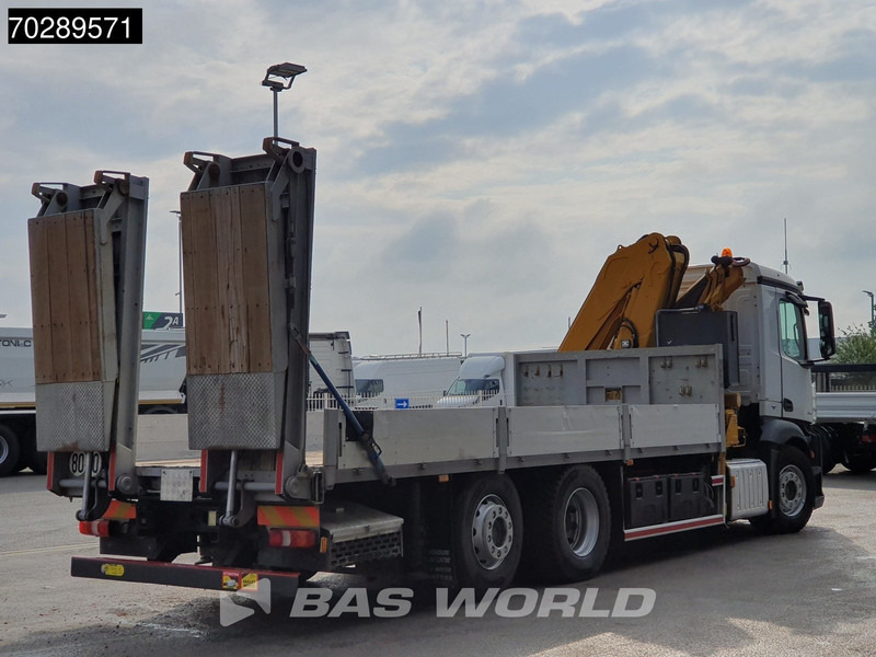 Kamion sa tovarnim sandukom, Kamion sa dizalicom Mercedes-Benz Antos 2542 6X2 Fassi F330A023 Crane Kran Hydraulic ramps Retarder Lift+steering Euro 6: slika 11