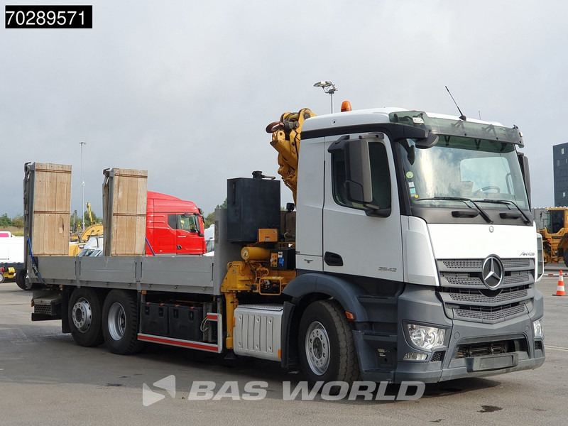 Kamion sa tovarnim sandukom, Kamion sa dizalicom Mercedes-Benz Antos 2542 6X2 Fassi F330A023 Crane Kran Hydraulic ramps Retarder Lift+steering Euro 6: slika 10