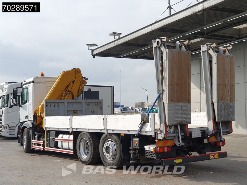 Kamion sa tovarnim sandukom, Kamion sa dizalicom Mercedes-Benz Antos 2542 6X2 Fassi F330A023 Crane Kran Hydraulic ramps Retarder Lift+steering Euro 6: slika 9