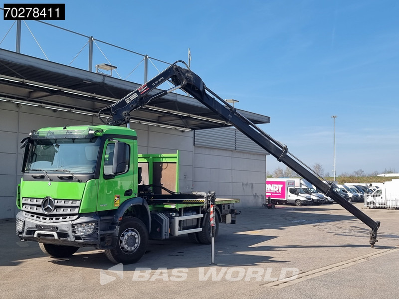 Mercedes-Benz Arocs 1830 4X2 Hiab 122 ES-3 HIPRO Kran Crane Big-Axle Euro 6 - Kamion sa tovarnim sandukom, Kamion sa dizalicom: slika 5 Mercedes-Benz Arocs 1830 4X2 Hiab 122 ES-3 HIPRO Kran Crane Big-Axle Euro 6 - Kamion sa tovarnim sandukom, Kamion sa dizalicom: slika 5