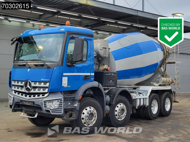 Mercedes-Benz Arocs 3240 8X4 Liebherr 9m3 Mixer Full Spring Euro 6 - Mikser za beton: slika 1 Mercedes-Benz Arocs 3240 8X4 Liebherr 9m3 Mixer Full Spring Euro 6 - Mikser za beton: slika 1