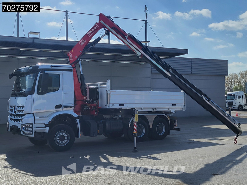 Mercedes-Benz Arocs 3348 6X4 Fasi F195A.2.24 Kran 3 sided tipper 9m3 Big-Axle Navi Euro 6 - Istovarivač, Kamion sa dizalicom: slika 3 Mercedes-Benz Arocs 3348 6X4 Fasi F195A.2.24 Kran 3 sided tipper 9m3 Big-Axle Navi Euro 6 - Istovarivač, Kamion sa dizalicom: slika 3