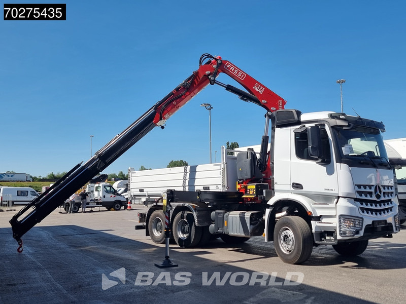 Mercedes-Benz Arocs 3348 6X4 Fassi F255A2.24 Kran Crane 9m3 3-Sided Tipper Big-Axle Euro 6 - Istovarivač, Kamion sa dizalicom: slika 5 Mercedes-Benz Arocs 3348 6X4 Fassi F255A2.24 Kran Crane 9m3 3-Sided Tipper Big-Axle Euro 6 - Istovarivač, Kamion sa dizalicom: slika 5
