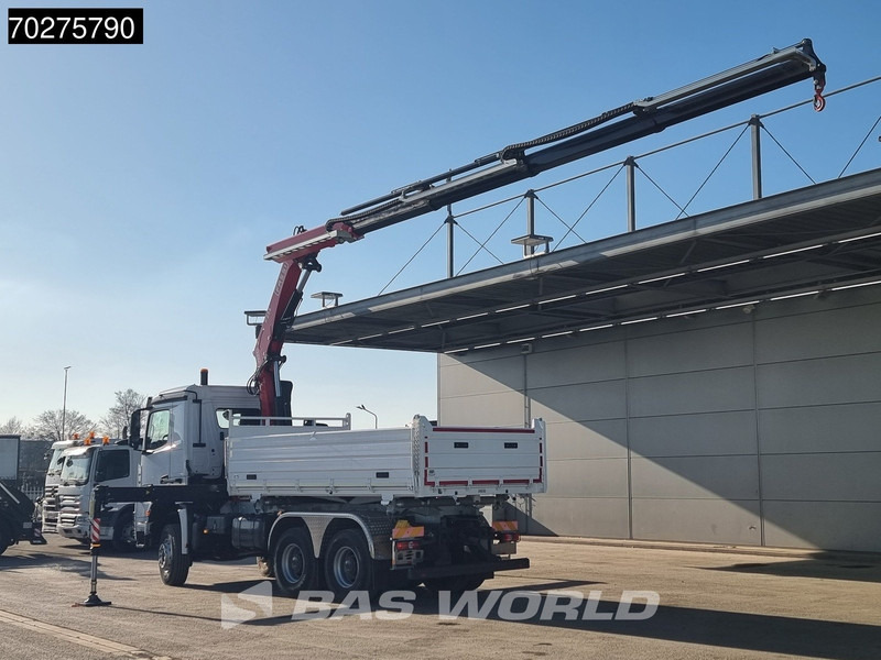 Mercedes-Benz Arocs 3348 6X6 Full Steel Retarder Fassi 25T/M Crane Kran Euro 6 - Istovarivač, Kamion sa dizalicom: slika 2 Mercedes-Benz Arocs 3348 6X6 Full Steel Retarder Fassi 25T/M Crane Kran Euro 6 - Istovarivač, Kamion sa dizalicom: slika 2