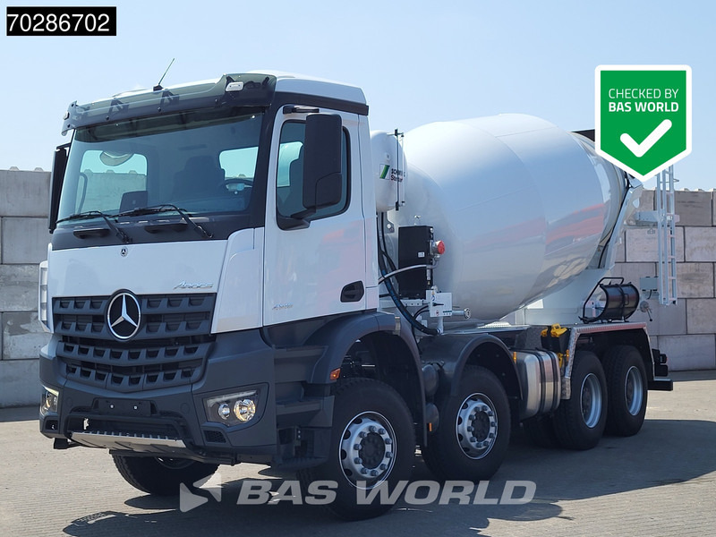 Mercedes-Benz Arocs 4145 8X4 NEW! 10m3 Schwing Stetter Mixer Manual Big-Axle Steel suspension Euro 3 - Mikser za beton: slika 1 Mercedes-Benz Arocs 4145 8X4 NEW! 10m3 Schwing Stetter Mixer Manual Big-Axle Steel suspension Euro 3 - Mikser za beton: slika 1