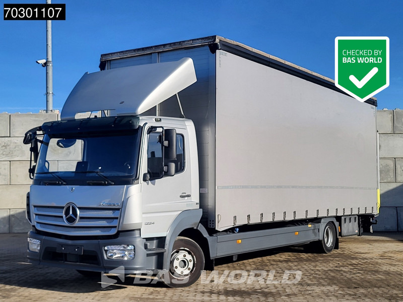 Mercedes-Benz Atego 1224 4X2 12tonner 280cm height box 1500kg Ladebordwand Automatic Euro 6 - Kamion sa ceradom: slika 1 Mercedes-Benz Atego 1224 4X2 12tonner 280cm height box 1500kg Ladebordwand Automatic Euro 6 - Kamion sa ceradom: slika 1
