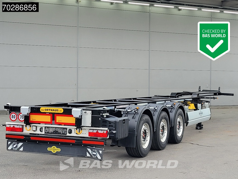 Orthaus CGS 3 axles NEW Liftachse 40ft 45ft SAF - Poluprikolica za prevoz kontejnera/ Poluprikolica sa promenjivim sandukom: slika 1 Orthaus CGS 3 axles NEW Liftachse 40ft 45ft SAF - Poluprikolica za prevoz kontejnera/ Poluprikolica sa promenjivim sandukom: slika 1