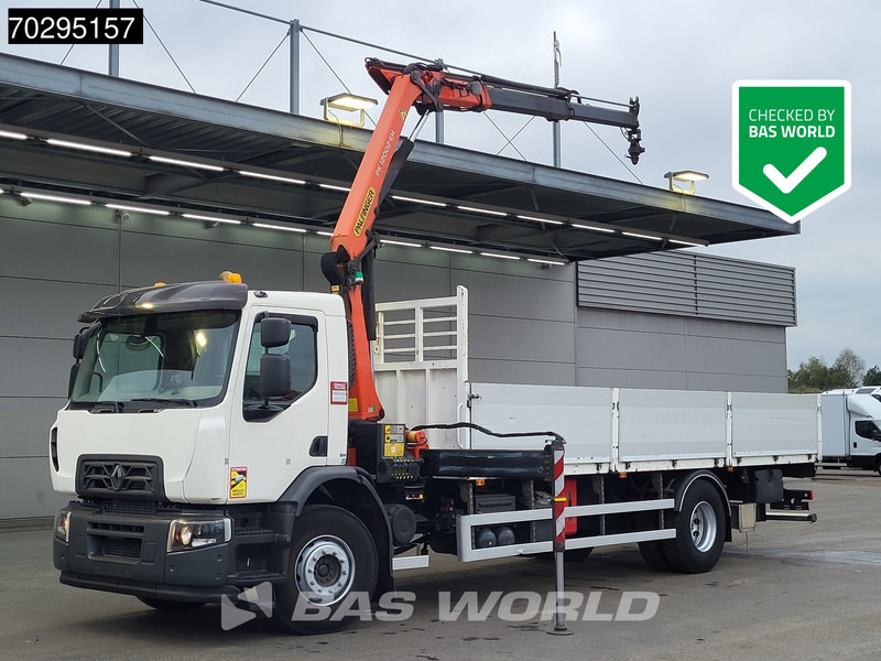 Renault C 280 4X2 Palfinger PK12002 EH Kran Crane Remote Control Automatic Euro 6 - Kamion sa tovarnim sandukom, Kamion sa dizalicom: slika 1 Renault C 280 4X2 Palfinger PK12002 EH Kran Crane Remote Control Automatic Euro 6 - Kamion sa tovarnim sandukom, Kamion sa dizalicom: slika 1