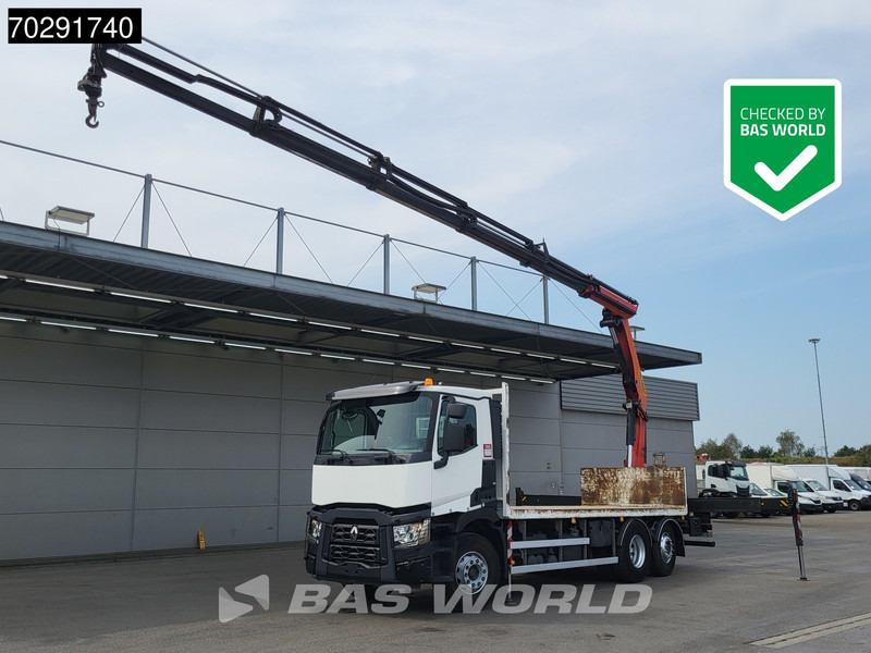 Renault C 380 6X2 Palfinger PK 22002 EH Crane Optibrake Euro 6 - Kamion sa tovarnim sandukom, Kamion sa dizalicom: slika 1 Renault C 380 6X2 Palfinger PK 22002 EH Crane Optibrake Euro 6 - Kamion sa tovarnim sandukom, Kamion sa dizalicom: slika 1