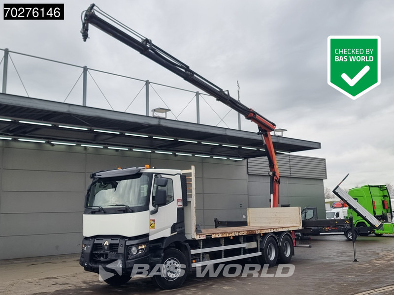 Renault C 380 6X4 Palfinger PK18002-EH C Remote Retarder Euro 6 - Kamion sa tovarnim sandukom, Kamion sa dizalicom: slika 1 Renault C 380 6X4 Palfinger PK18002-EH C Remote Retarder Euro 6 - Kamion sa tovarnim sandukom, Kamion sa dizalicom: slika 1