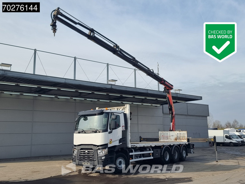 Renault C 380 8X4 Palfinger PK 23001 EH Remote Lift+Lenkachse Euro 6 - Kamion sa tovarnim sandukom, Kamion sa dizalicom: slika 1 Renault C 380 8X4 Palfinger PK 23001 EH Remote Lift+Lenkachse Euro 6 - Kamion sa tovarnim sandukom, Kamion sa dizalicom: slika 1