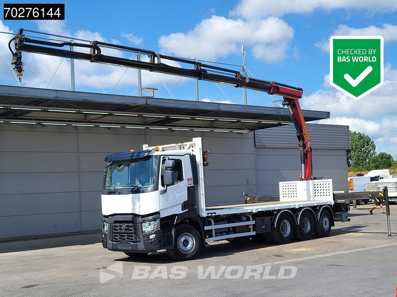 Renault C 380 8X4 Palfinger PK 23001 EH Remote Lift+Lenkachse Euro 6 - Kamion sa tovarnim sandukom, Kamion sa dizalicom: slika 1 Renault C 380 8X4 Palfinger PK 23001 EH Remote Lift+Lenkachse Euro 6 - Kamion sa tovarnim sandukom, Kamion sa dizalicom: slika 1