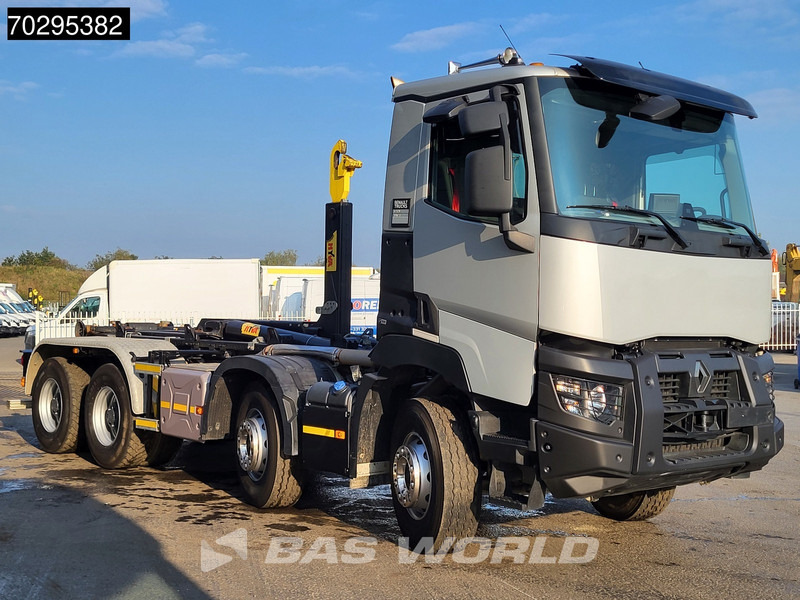 Kamion sa hidrauličnom kukom Renault C 520 8X4 Hyva 26-55-S Retarder Automatic Big-Axle Navi Euro 6: slika 8
