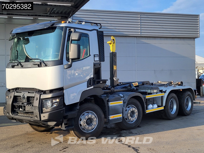 Kamion sa hidrauličnom kukom Renault C 520 8X4 Hyva 26-55-S Retarder Automatic Big-Axle Navi Euro 6: slika 6