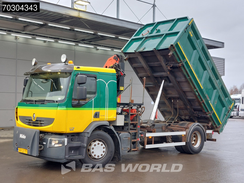 Renault D 280 D 4X2 Palfinger 12t/m Crane Tipper Automatic Euro 5 - Istovarivač, Kamion sa dizalicom: slika 2 Renault D 280 D 4X2 Palfinger 12t/m Crane Tipper Automatic Euro 5 - Istovarivač, Kamion sa dizalicom: slika 2