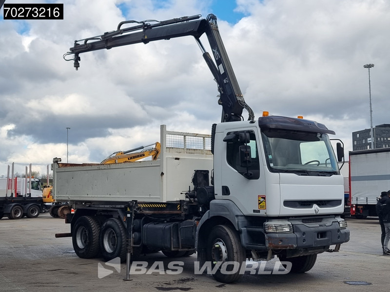 Renault Kerax 360 6X4 Hiab 144 B-2 Hiduo Kran Manual Big-Axle Steelsuspension Euro 3 - Istovarivač, Kamion sa dizalicom: slika 3 Renault Kerax 360 6X4 Hiab 144 B-2 Hiduo Kran Manual Big-Axle Steelsuspension Euro 3 - Istovarivač, Kamion sa dizalicom: slika 3