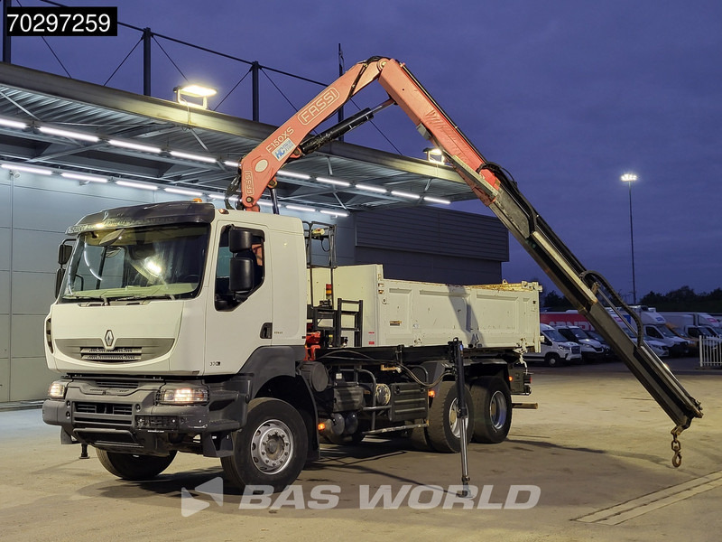 Renault Kerax 370 Kerax 6X4 Fassi F150AXS.22 Crane 10m3 2-side tipper Big-Axle Steelsuspension Manual - Istovarivač, Kamion sa dizalicom: slika 5 Renault Kerax 370 Kerax 6X4 Fassi F150AXS.22 Crane 10m3 2-side tipper Big-Axle Steelsuspension Manual - Istovarivač, Kamion sa dizalicom: slika 5