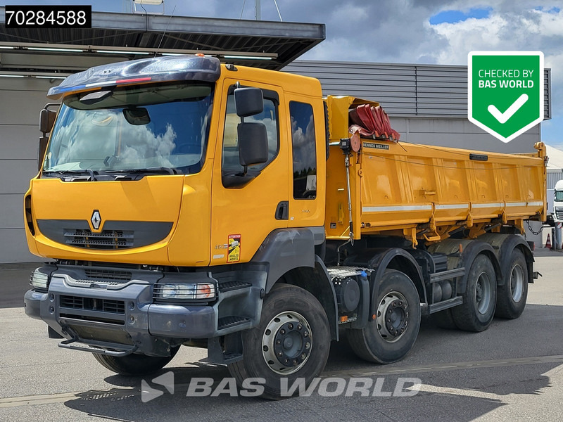 Renault Kerax 480 8X4 13m3 Meiller 2-way tipper Retarder Big-Axle Automatic Euro 5 - Istovarivač: slika 1 Renault Kerax 480 8X4 13m3 Meiller 2-way tipper Retarder Big-Axle Automatic Euro 5 - Istovarivač: slika 1