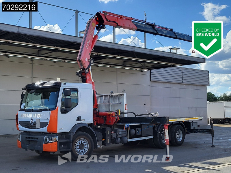Renault Premium 370 6X2 Fassi F330B.23 Kran Crane Manual Big-Axle Lift-Axle Euro 4 - Kamion sa tovarnim sandukom, Kamion sa dizalicom: slika 1 Renault Premium 370 6X2 Fassi F330B.23 Kran Crane Manual Big-Axle Lift-Axle Euro 4 - Kamion sa tovarnim sandukom, Kamion sa dizalicom: slika 1