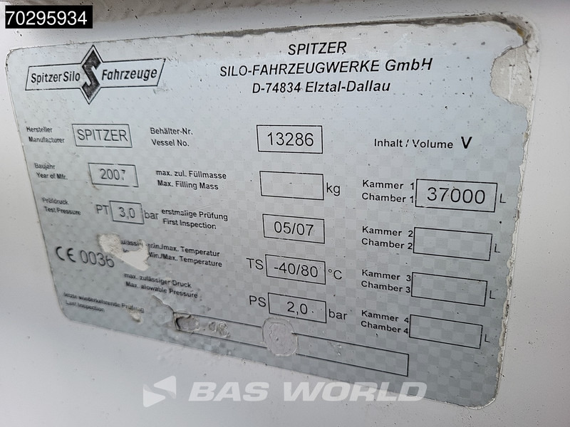 Poluprikolica cisterna SPITZER 41ZF 3 axles Cement: slika 20