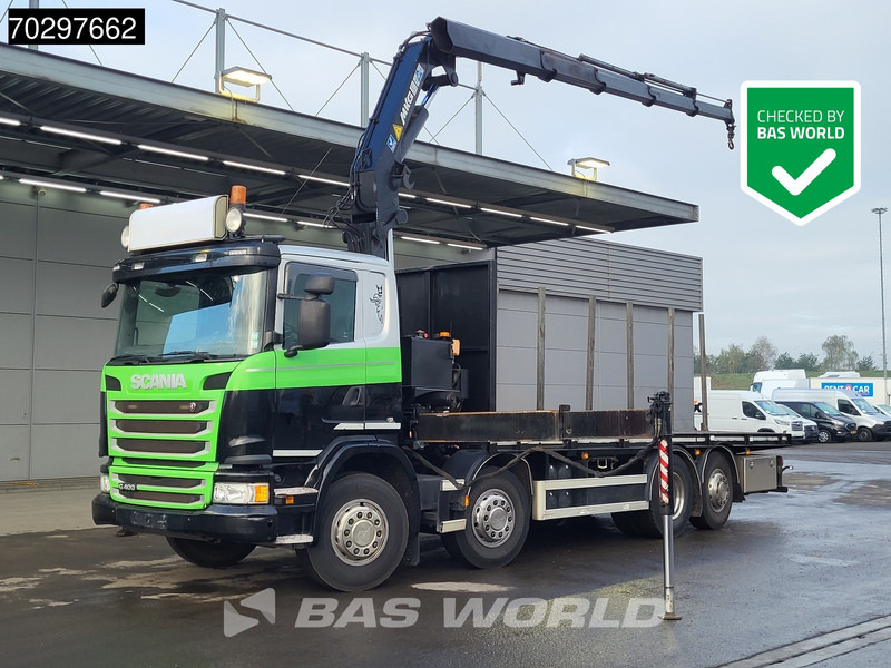 Scania G400 G 8X2 MKG HLK 231 HPA4 Crane Retarder Lift+Steering-Axle Euro 5 - Kamion sa tovarnim sandukom, Kamion sa dizalicom: slika 1 Scania G400 G 8X2 MKG HLK 231 HPA4 Crane Retarder Lift+Steering-Axle Euro 5 - Kamion sa tovarnim sandukom, Kamion sa dizalicom: slika 1