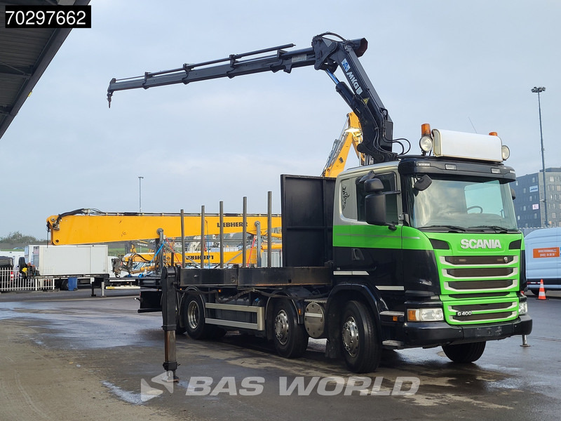 Scania G400 G 8X2 MKG HLK 231 HPA4 Crane Retarder Lift+Steering-Axle Euro 5 - Kamion sa tovarnim sandukom, Kamion sa dizalicom: slika 3 Scania G400 G 8X2 MKG HLK 231 HPA4 Crane Retarder Lift+Steering-Axle Euro 5 - Kamion sa tovarnim sandukom, Kamion sa dizalicom: slika 3