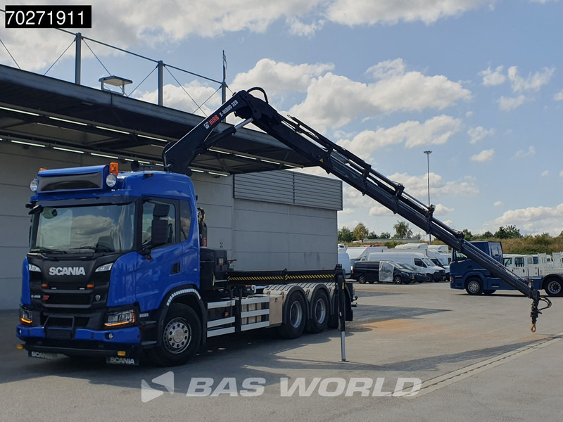 Scania G450 8X4 HIAB X-Hiduo 228 E-6 Crane + 18t Multilift Big-Axle Lift+Lenkachse Euro 6 - Kamion sa hidrauličnom kukom, Kamion sa dizalicom: slika 5 Scania G450 8X4 HIAB X-Hiduo 228 E-6 Crane + 18t Multilift Big-Axle Lift+Lenkachse Euro 6 - Kamion sa hidrauličnom kukom, Kamion sa dizalicom: slika 5