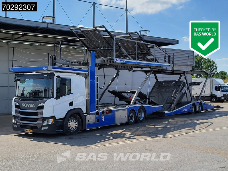 Scania P450 6X2 NL-Truck Car transporter Retarder Standklima Navi ACC LED Euro 6 - Kamion za prevoz automobila: slika 1 Scania P450 6X2 NL-Truck Car transporter Retarder Standklima Navi ACC LED Euro 6 - Kamion za prevoz automobila: slika 1