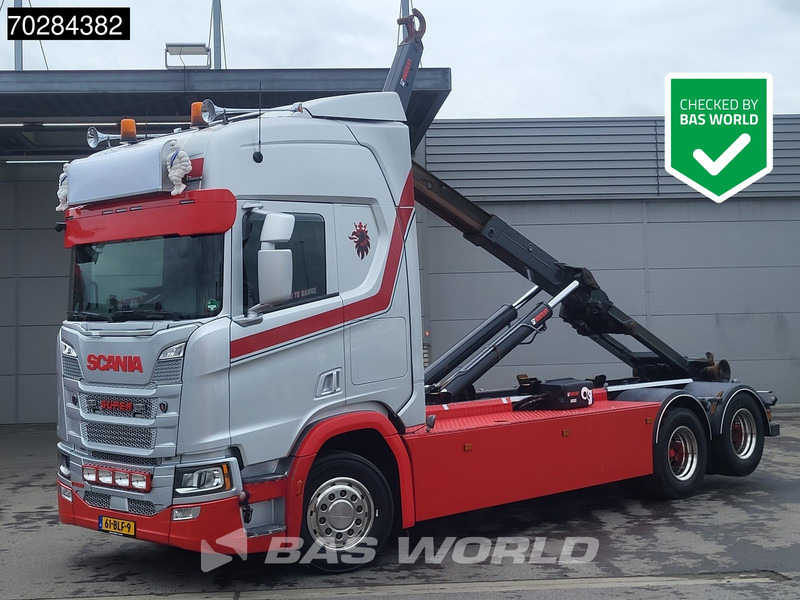 Scania R450 R 6X2 NL-Truck 26t Haak Retarder Liftas Navi Euro 6 - Kamion sa hidrauličnom kukom: slika 1 Scania R450 R 6X2 NL-Truck 26t Haak Retarder Liftas Navi Euro 6 - Kamion sa hidrauličnom kukom: slika 1
