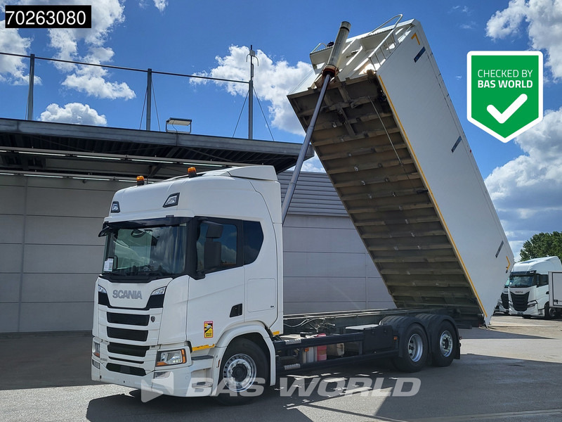 Scania R500 6X2 39m3 Alu kipper Retarder Full air suspension Liftachse Navi Euro 6 - Istovarivač: slika 1 Scania R500 6X2 39m3 Alu kipper Retarder Full air suspension Liftachse Navi Euro 6 - Istovarivač: slika 1