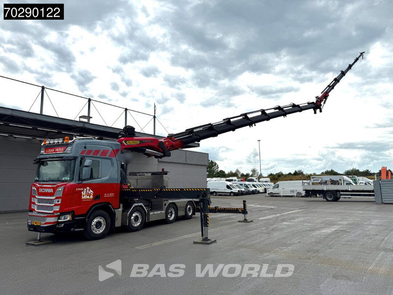 Scania R500 8X2 NL-Truck Palfinger PK165002 TEC 7 Crane Winch Fly-Jib Retarder Lift+steering - Kamion sa tovarnim sandukom, Kamion sa dizalicom: slika 3 Scania R500 8X2 NL-Truck Palfinger PK165002 TEC 7 Crane Winch Fly-Jib Retarder Lift+steering - Kamion sa tovarnim sandukom, Kamion sa dizalicom: slika 3