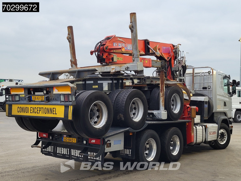 Scania R580 R 6X4 NL-Truck Diebolt D28.81 Kran Crane Holztransport + Dolly Retarder Euro 6 - Šticar, Kamion sa dizalicom: slika 5 Scania R580 R 6X4 NL-Truck Diebolt D28.81 Kran Crane Holztransport + Dolly Retarder Euro 6 - Šticar, Kamion sa dizalicom: slika 5