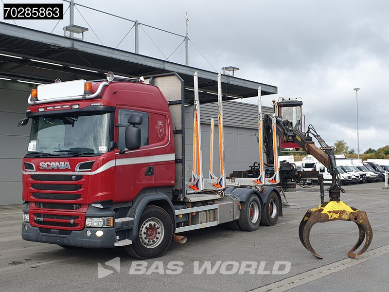 Scania R730 R 6X4 HIAB F108S 79 Crane Retarder Xenon BigAxle Loglift Automatic ACC Euro 6 - Šticar, Kamion sa dizalicom: slika 5 Scania R730 R 6X4 HIAB F108S 79 Crane Retarder Xenon BigAxle Loglift Automatic ACC Euro 6 - Šticar, Kamion sa dizalicom: slika 5