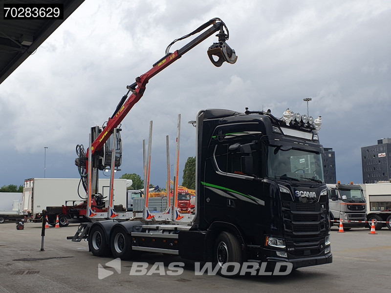 Scania S650 S 6X4 Tajfun LIV100K Kran Holztransport Retarder 3-Pedals Euro 6 - Šticar, Kamion sa dizalicom: slika 3 Scania S650 S 6X4 Tajfun LIV100K Kran Holztransport Retarder 3-Pedals Euro 6 - Šticar, Kamion sa dizalicom: slika 3