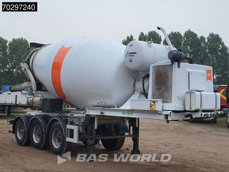 Schwing-Stetter 71/320.AC3 12m3 Concrete Beton Liftaxle - Poluprikolica mikser: slika 3 Schwing-Stetter 71/320.AC3 12m3 Concrete Beton Liftaxle - Poluprikolica mikser: slika 3